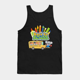 Koala Goes To School - Back To School Tank Top